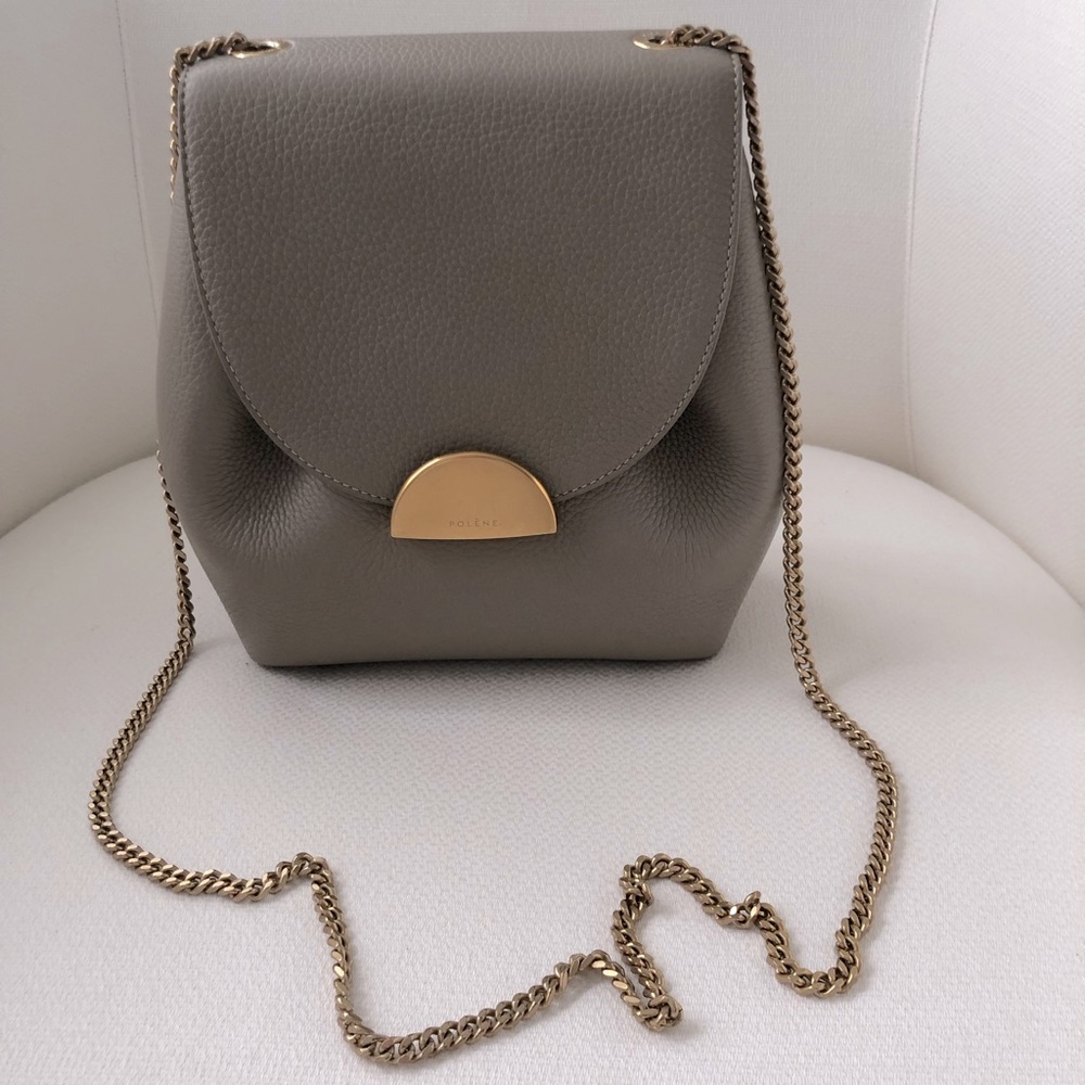 Polene Un One Mini Grey In Dustbag and Box